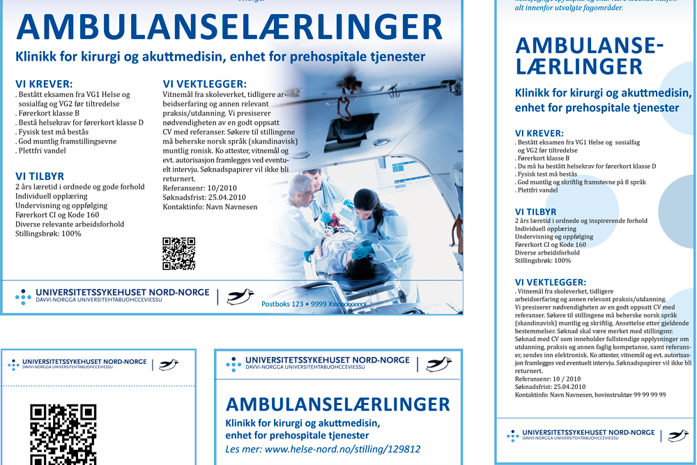 Eksempler på stillingsannser